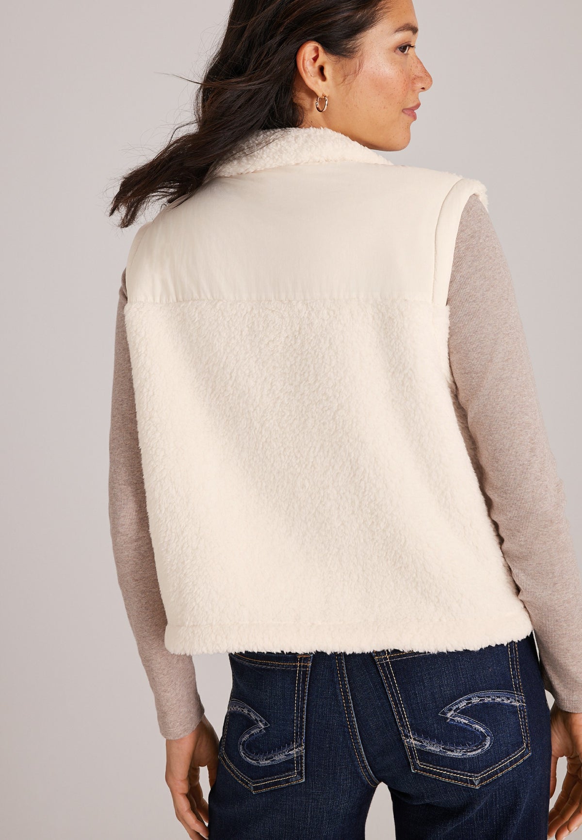 Sherpa Snap Front Vest