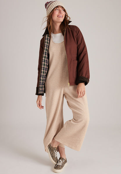 Bare Whipstitch Fleece Jumpsuit