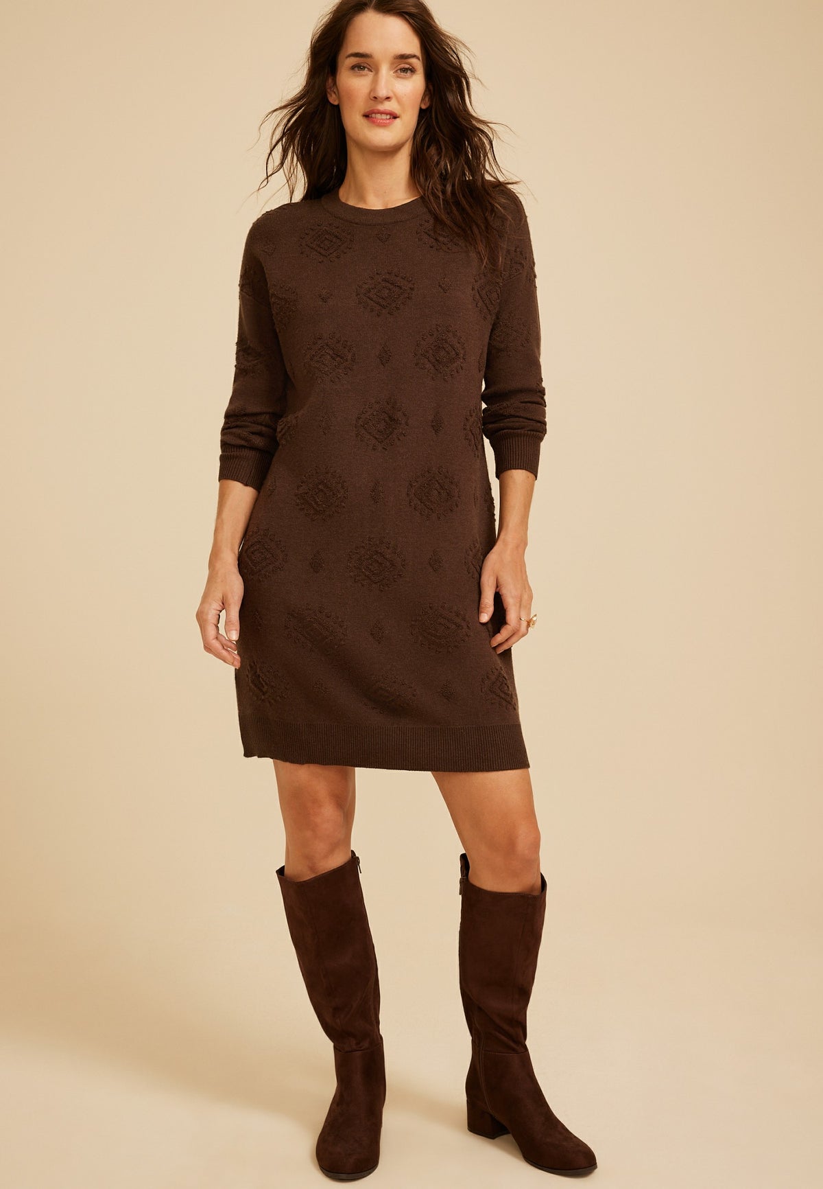 Medallion Sweater Dress
