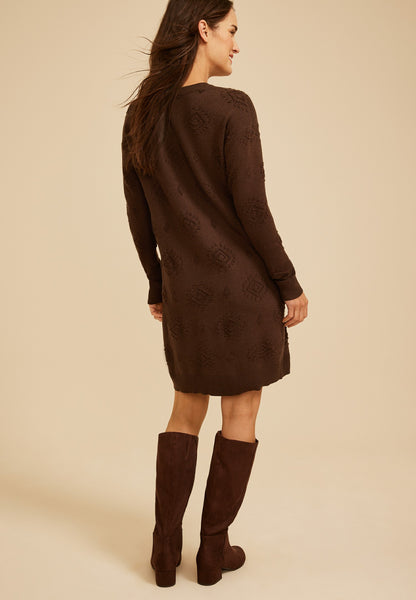 Medallion Sweater Dress