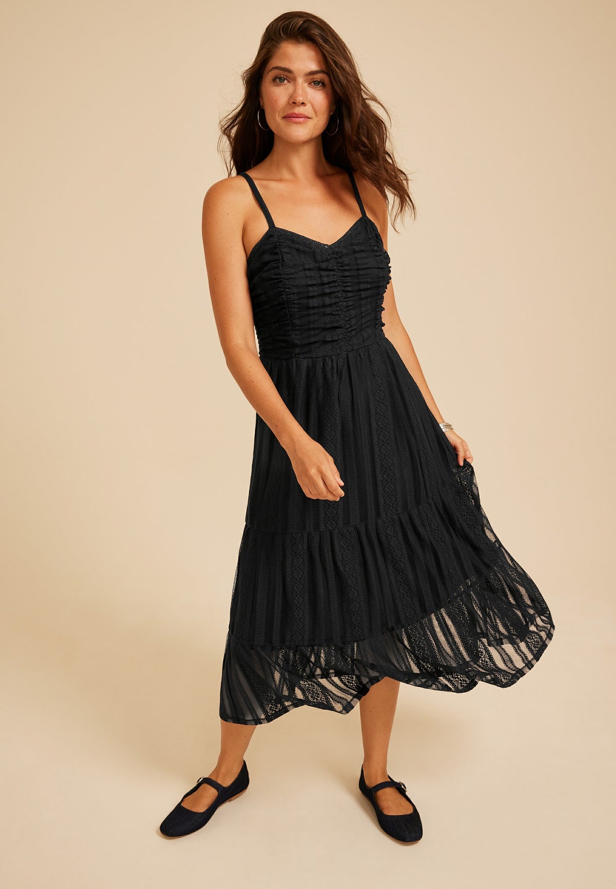 Bare Lace Midi Dress