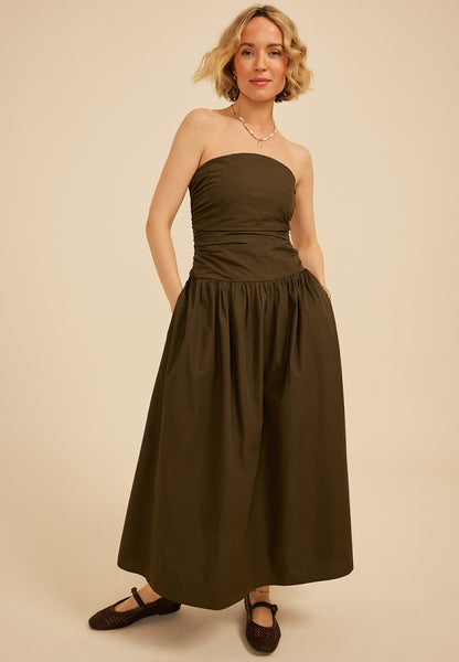 Band Of The Free Strapless Maxi Dress