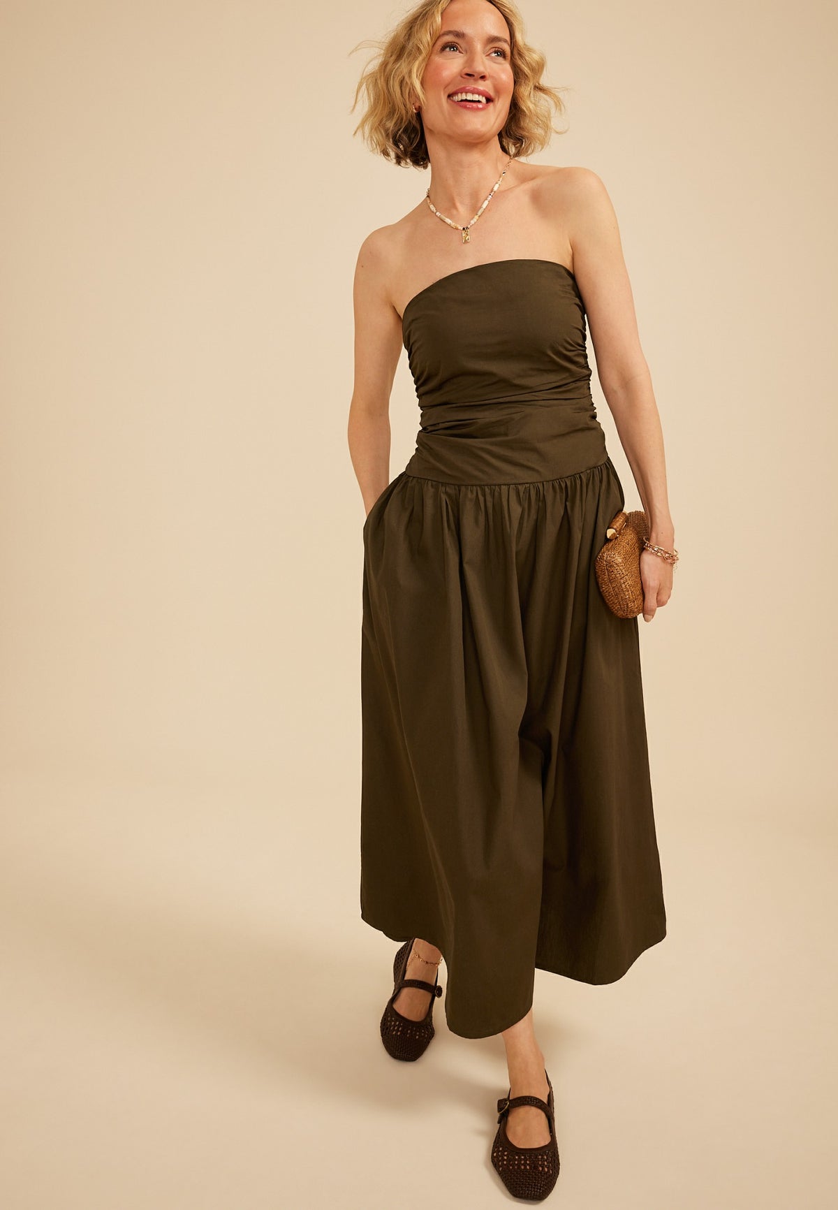 Band Of The Free Strapless Maxi Dress
