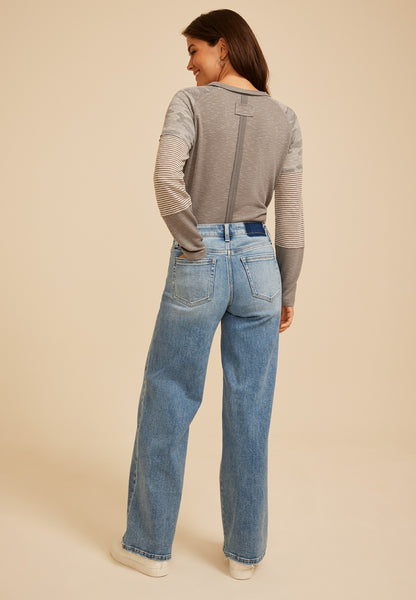 Flying Monkey™ Mid Rise Wide Leg Jean