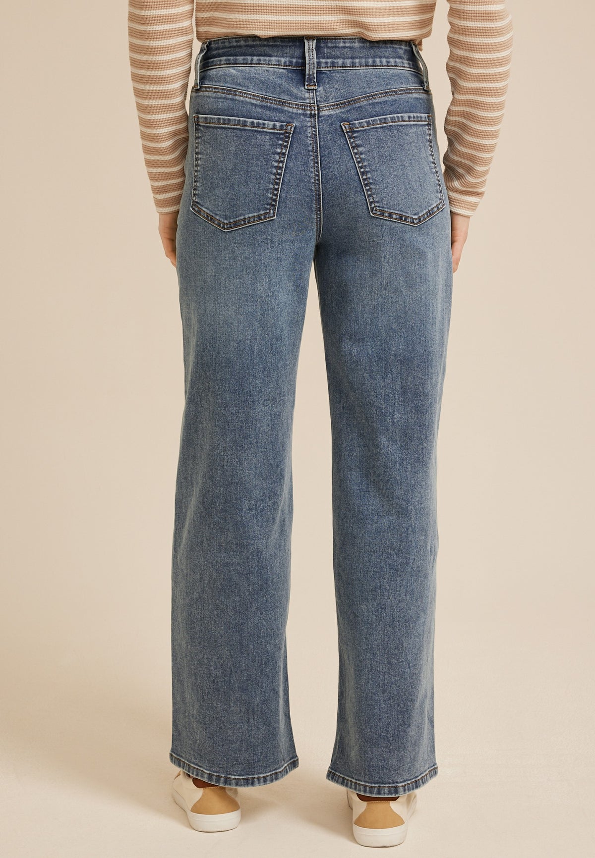 m jeans by maurices™ Classic High Rise Wide Leg Jean