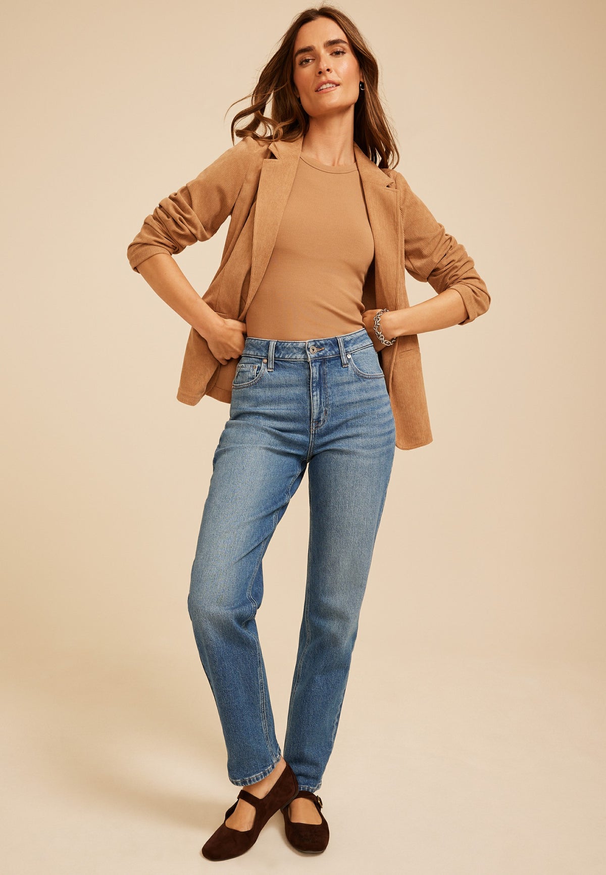 edgely™ 90s High Rise Straight Leg Jean