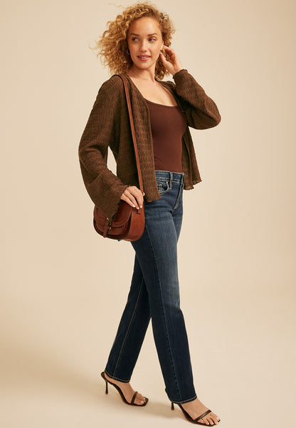 Silver Jeans Co.® Elyse Curvy Mid Rise Luxe Stretch Straight Jean