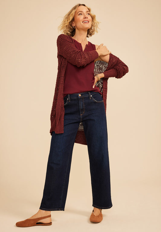 Silver Jeans Co.® Willow Mid Rise Relaxed Straight Jean
