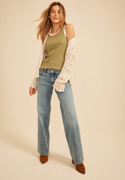 Silver Jeans Co.® Loose And Low Rise Straight Jean