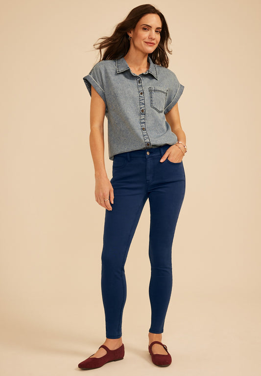 m jeans by maurices™ High Rise Color Jegging
