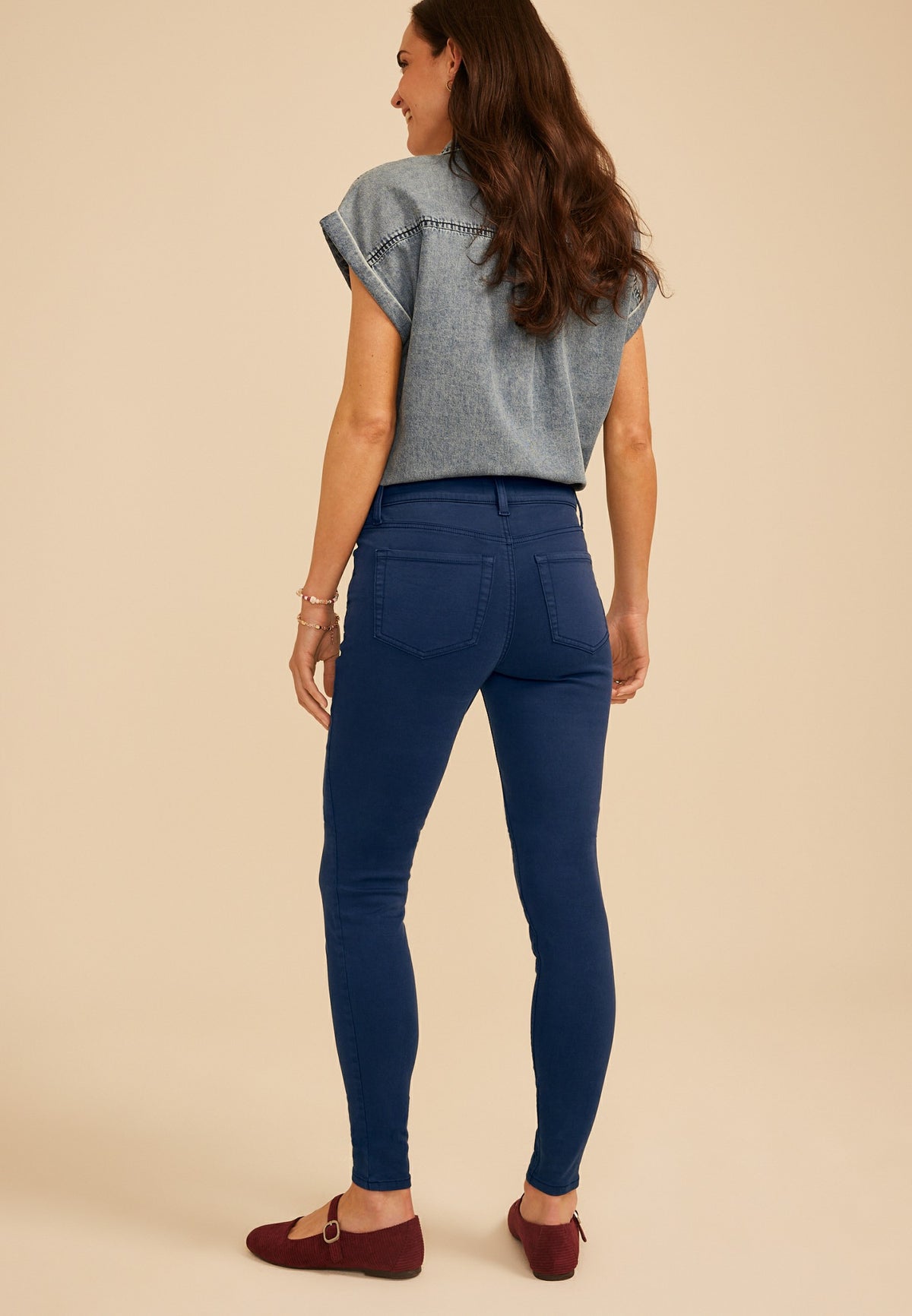 m jeans by maurices™ High Rise Color Jegging