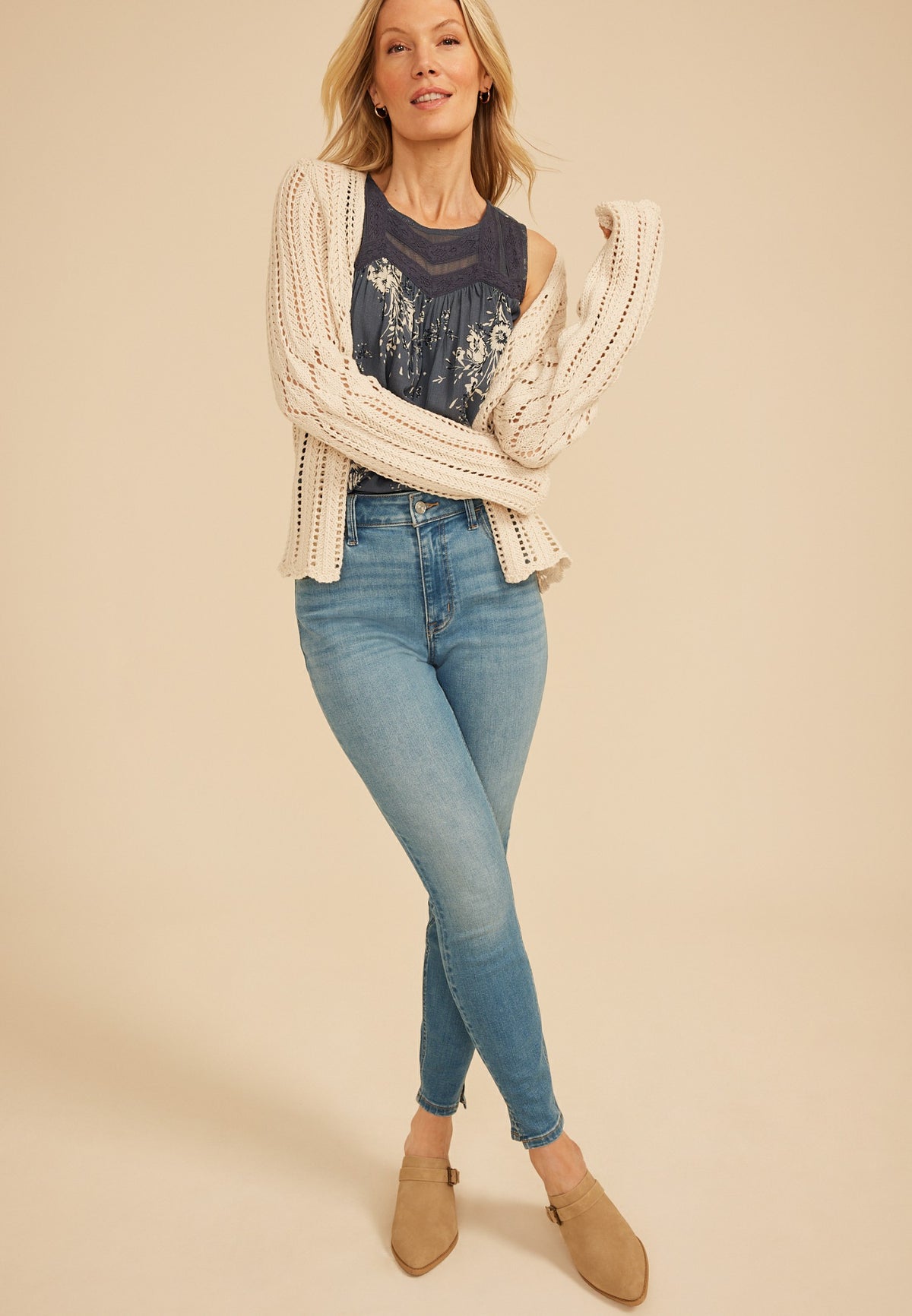 m jeans by maurices™ Cool Comfort Super High Rise Side Slit Jegging