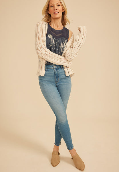 m jeans by maurices™ Cool Comfort Super High Rise Side Slit Jegging