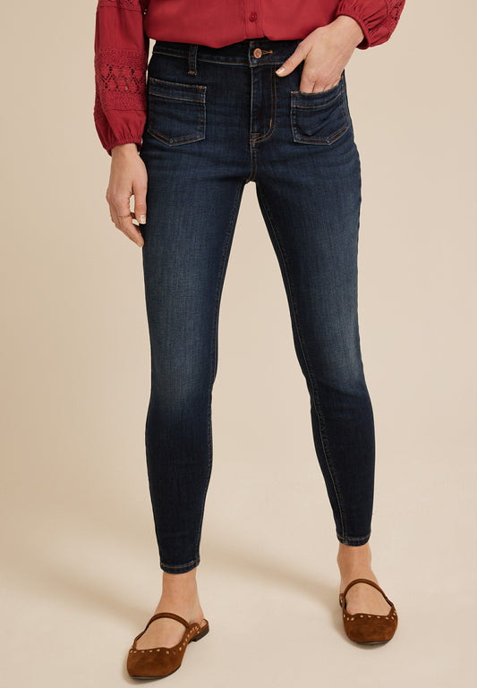 m jeans by maurices™ Cool Comfort High Rise Patch Pocket Jegging