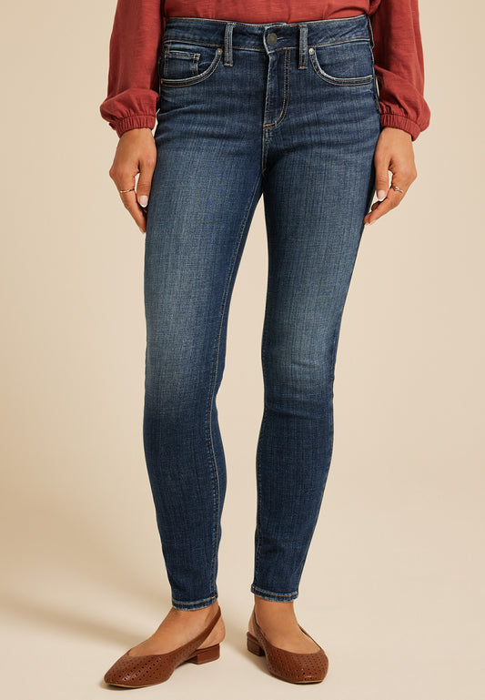 Silver Jeans Co.® Suki Curvy Mid Rise Skinny Jean