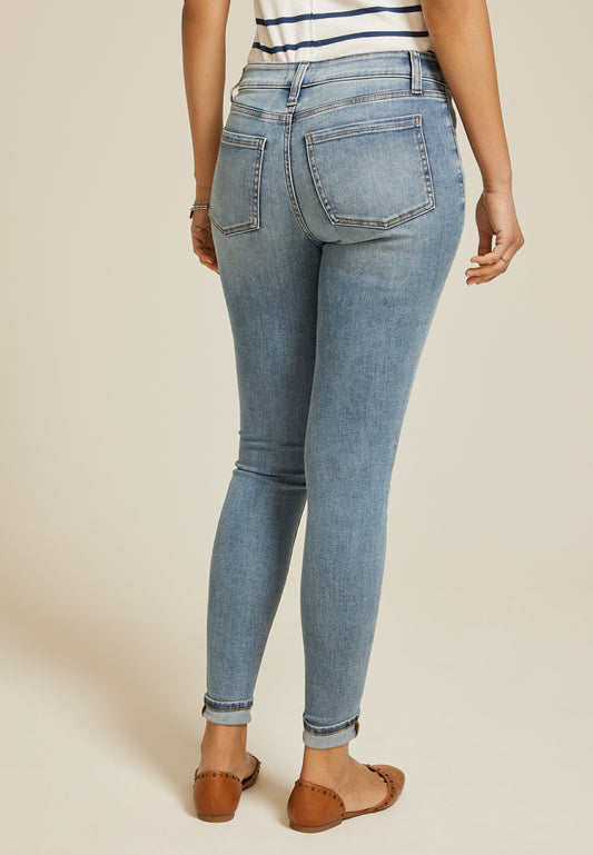 m jeans by maurices™ Cool Comfort Mid Rise Cuff Hem Jegging