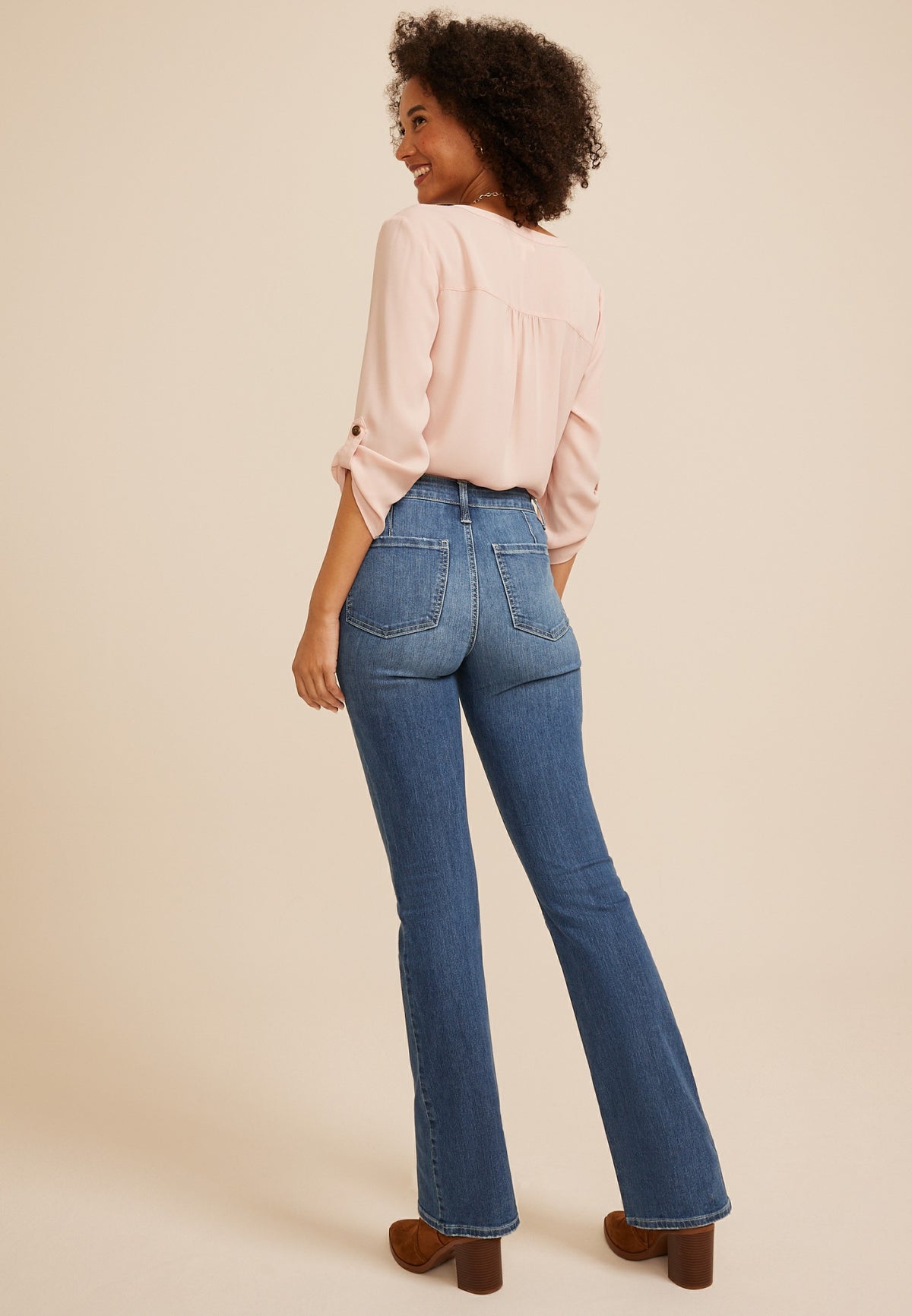 Everflex™ High Rise Bootcut Jeans