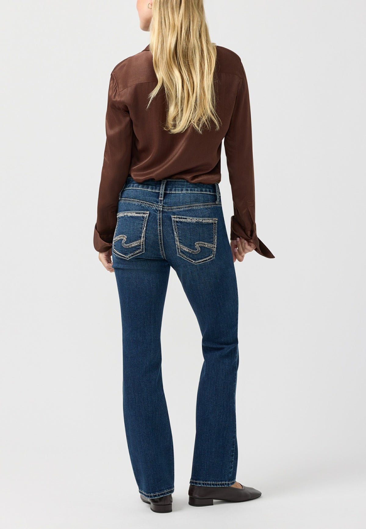 Petite Silver Jeans Co.® Avery High Rise Slim Boot Jean