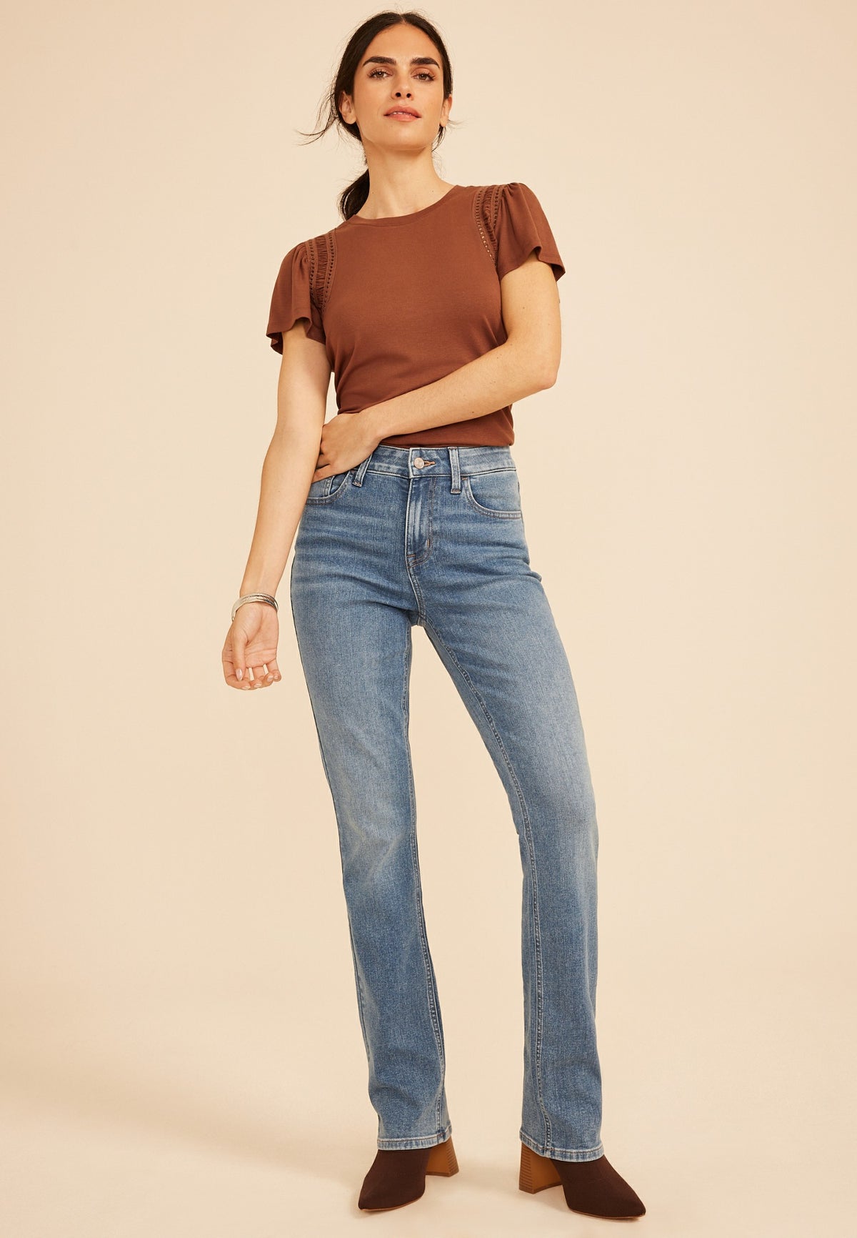 m jeans by maurices™ Classic High Rise Slim Boot Jean