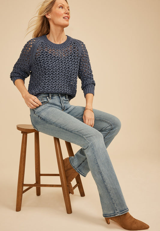 Silver Jeans Co.® Elyse Comfort Mid Rise Slim Boot Jean