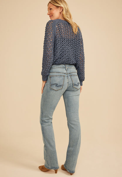 Silver Jeans Co.® Elyse Comfort Mid Rise Slim Boot Jean