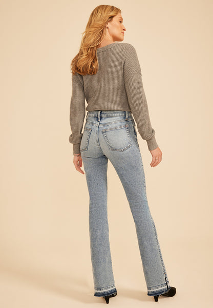 edgely™ High Rise Released Hem Bootcut Jean