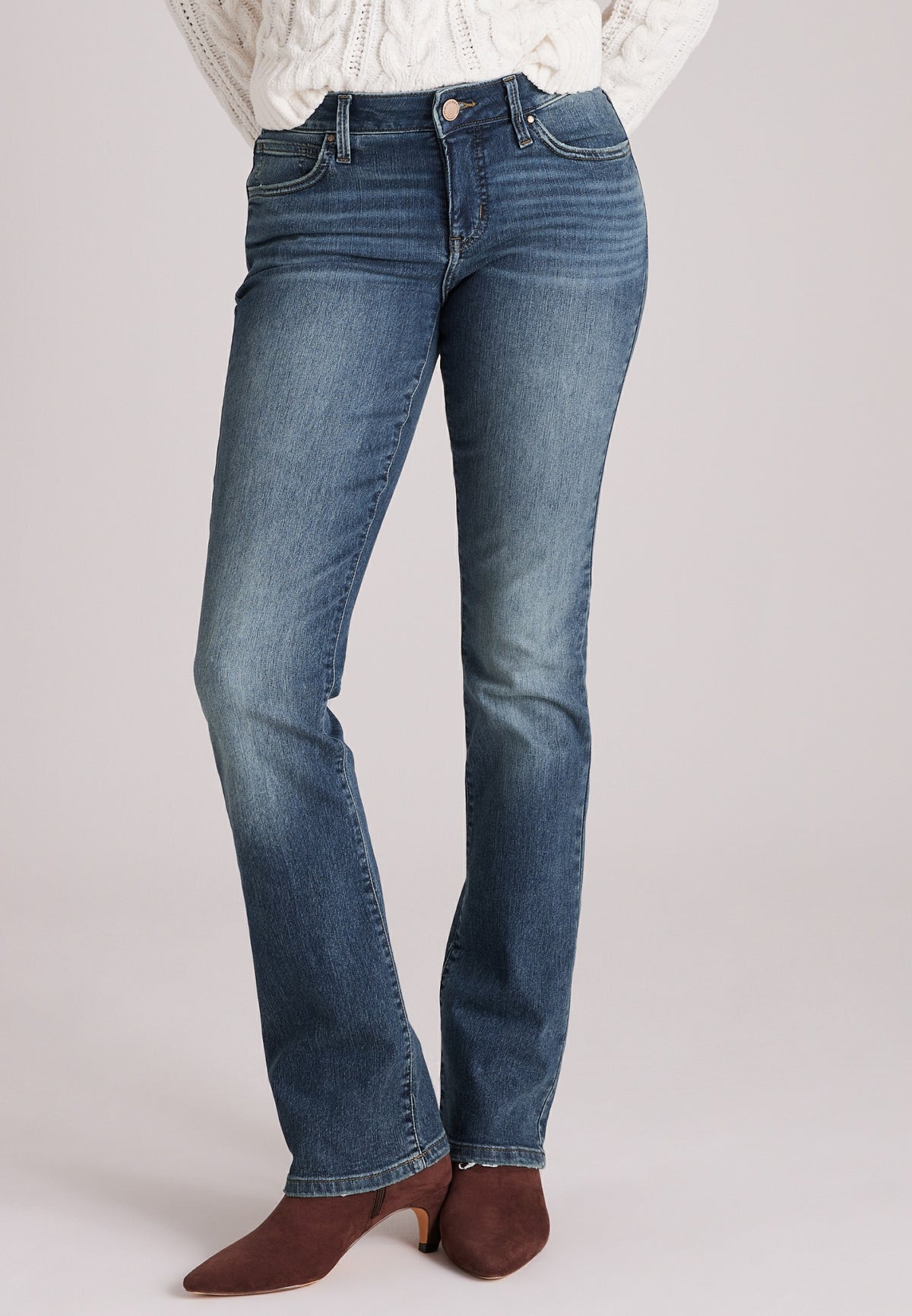 Everflex™ Mid Rise Slim Boot Jean