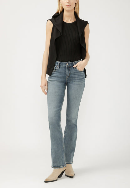 Silver Jeans Co.® Elyse Curvy Mid Rise Luxe Stretch Bootcut Jean