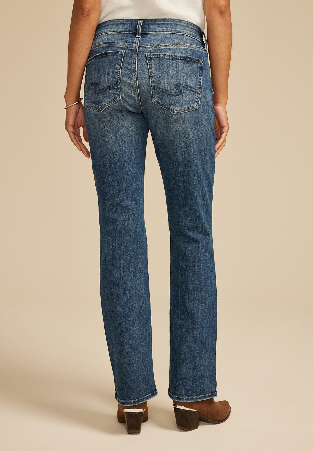 Silver Jeans Co.® Suki Curvy Mid Rise Slim Boot Jean