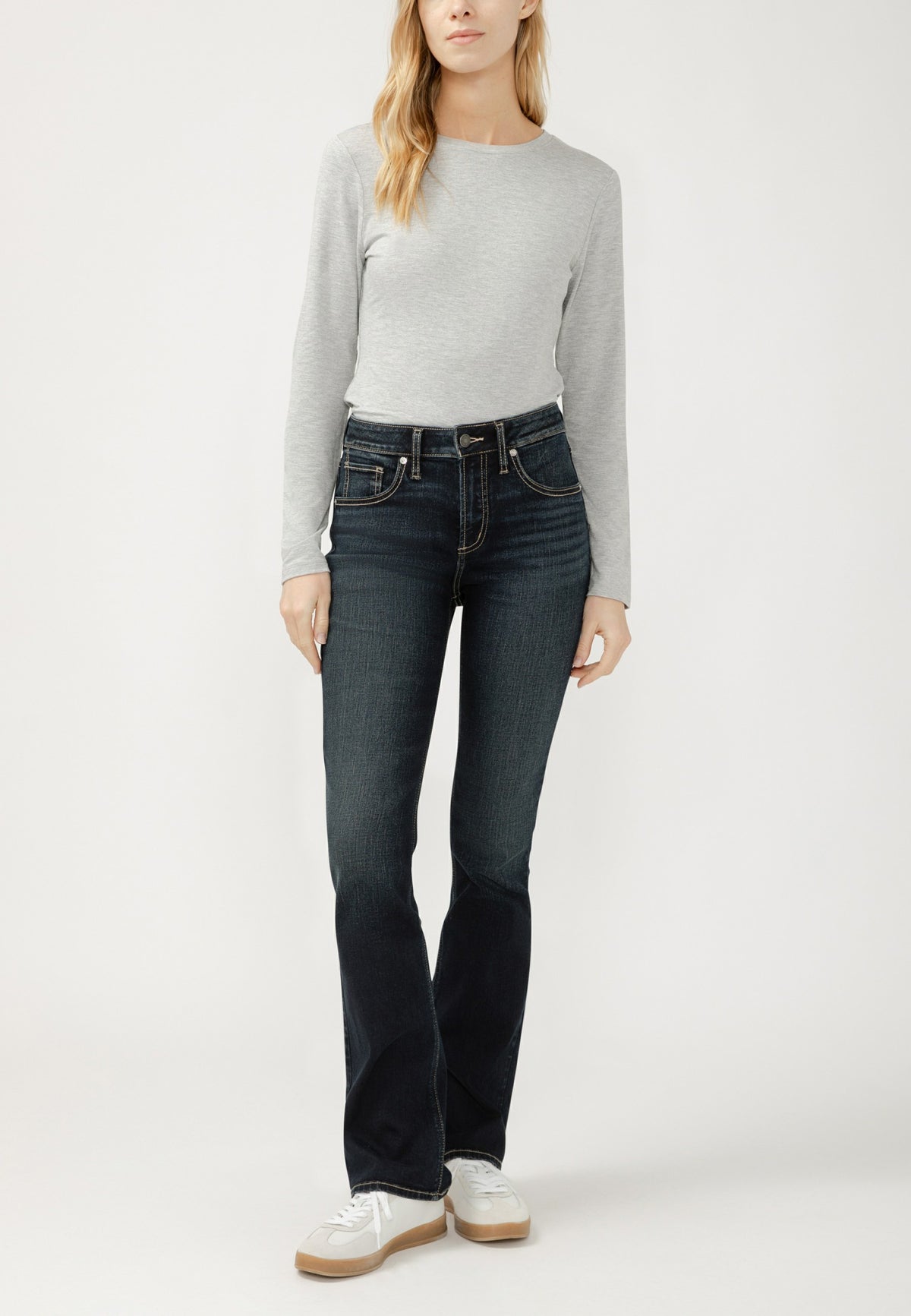 Silver Jeans Co.® Avery Curvy High Rise Slim Boot Jean