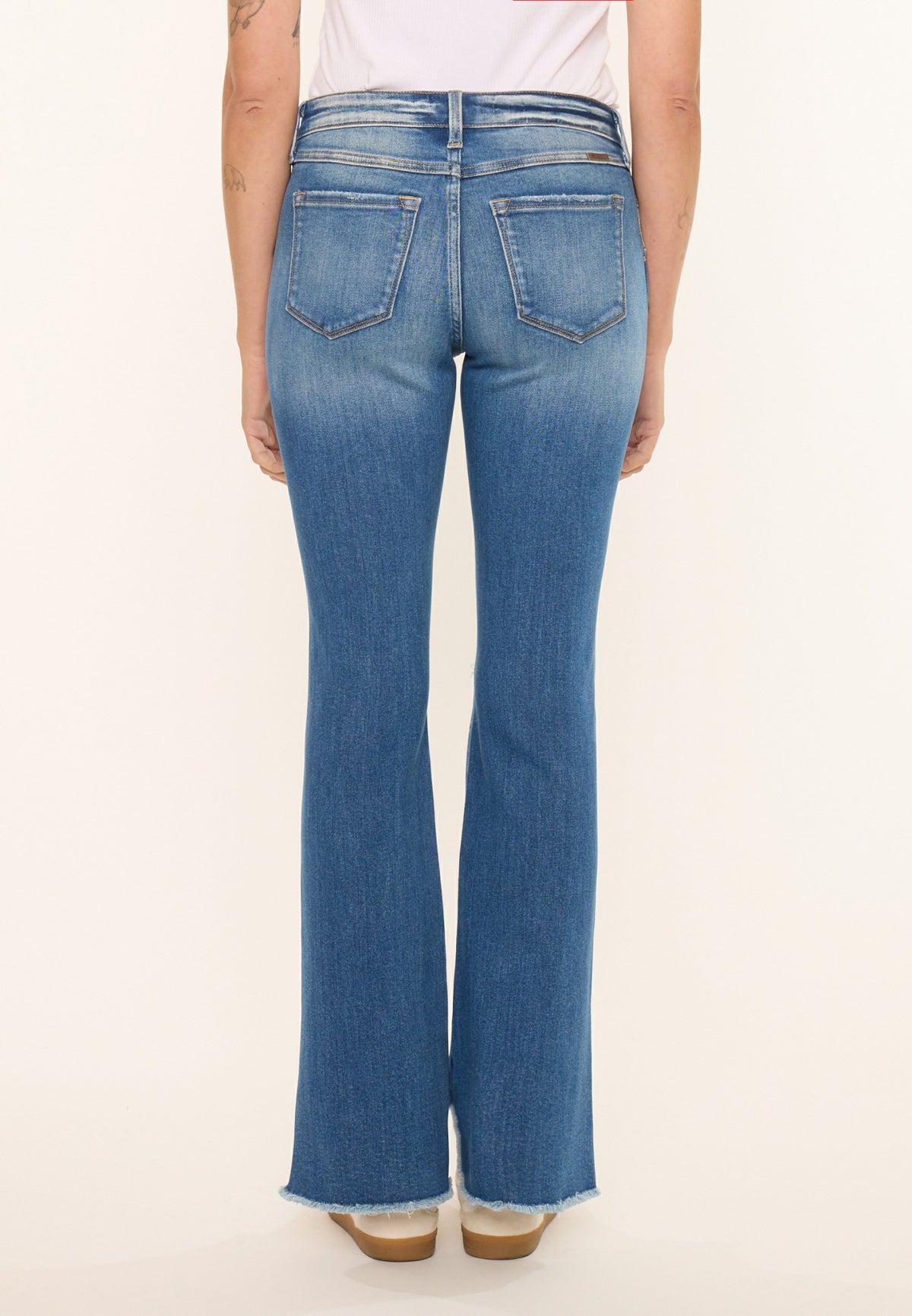 KanCan™ Mid Rise Twisted Seam Bootcut Jean