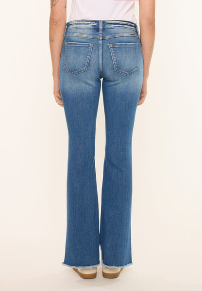 KanCan™ Mid Rise Twisted Seam Bootcut Jean