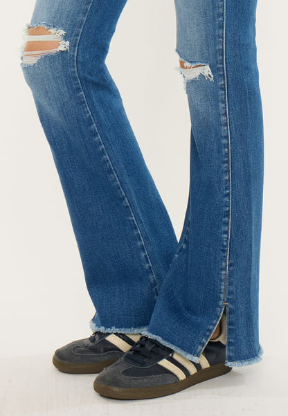 KanCan™ Mid Rise Twisted Seam Bootcut Jean