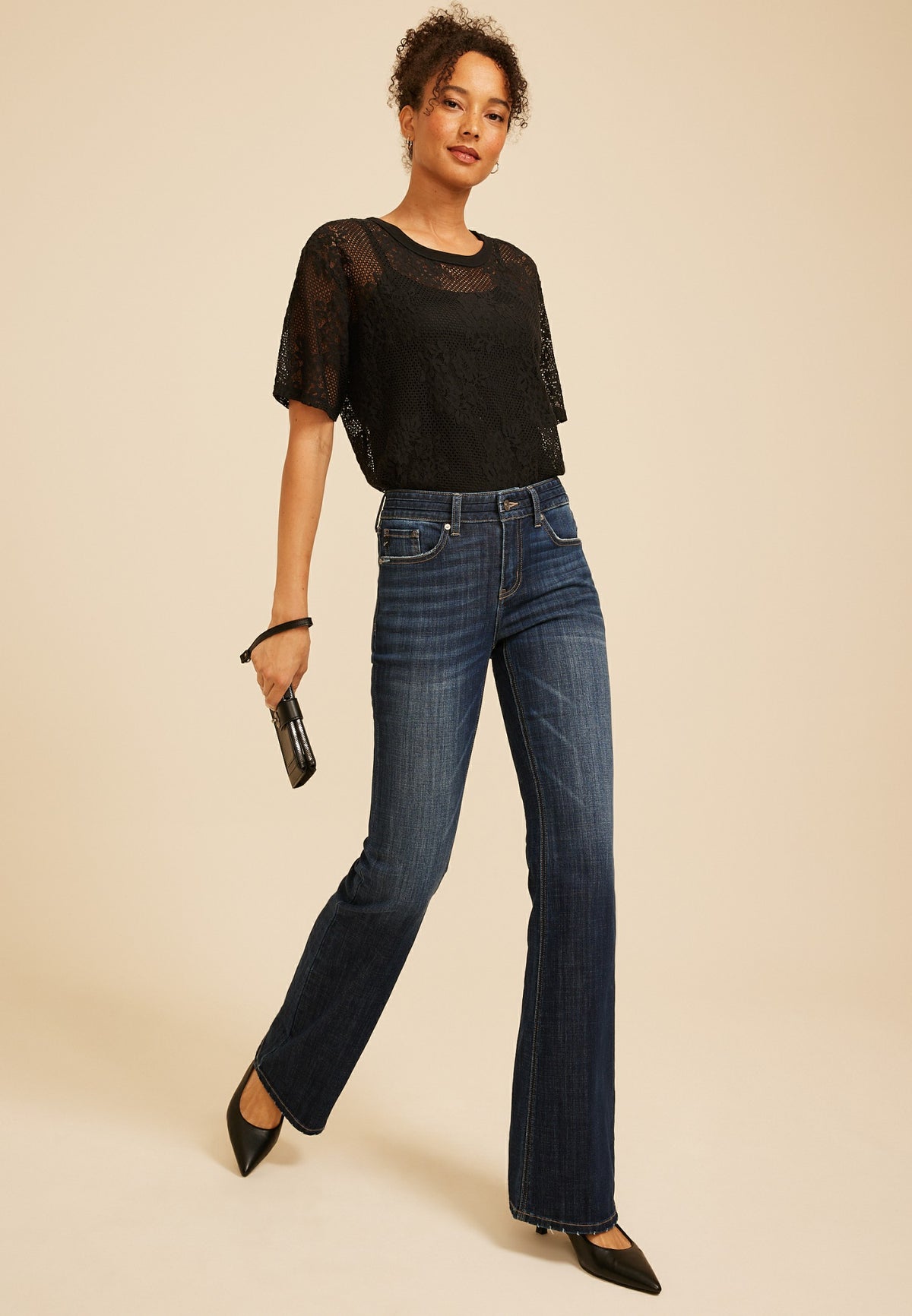 KanCan™ Mid Rise Flare Jean