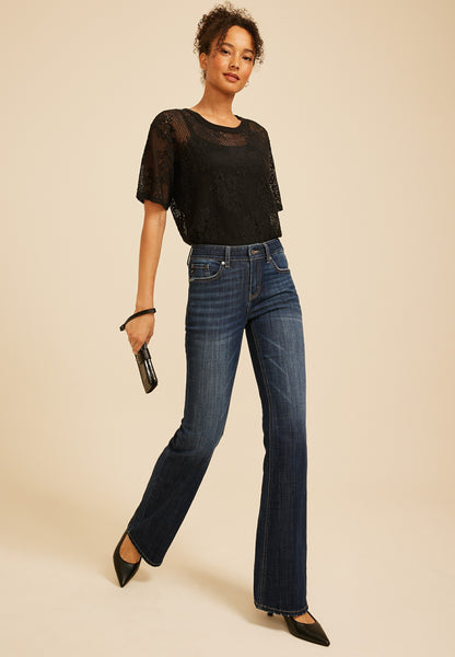 KanCan™ Mid Rise Flare Jean
