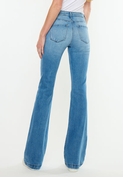KanCan™ High Rise Trouser Pocket Flare Jean
