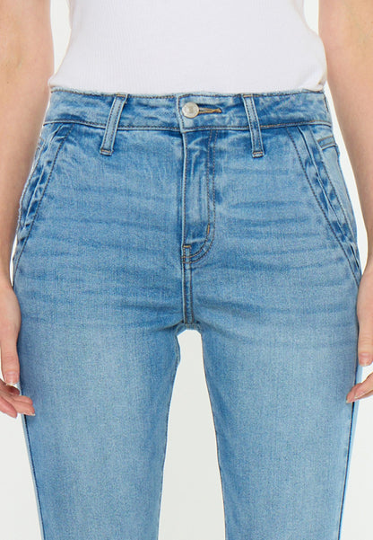 KanCan™ High Rise Trouser Pocket Flare Jean