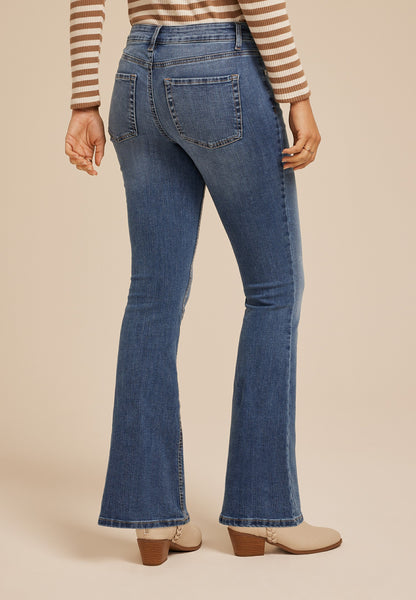 m jeans by maurices™ Classic Flare Mid Rise Jean