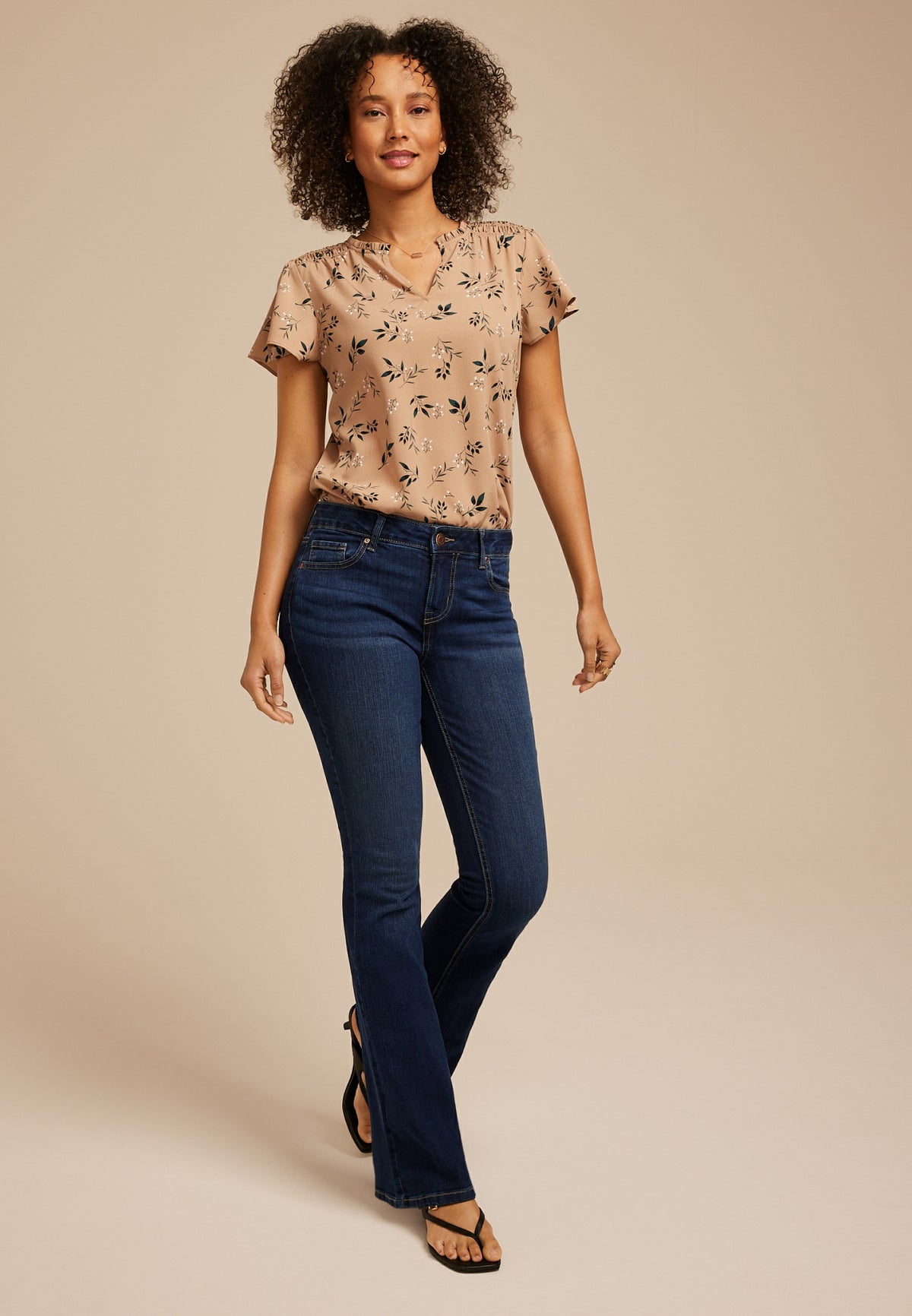 m jeans by maurices™ Classic Flare Mid Rise Jean