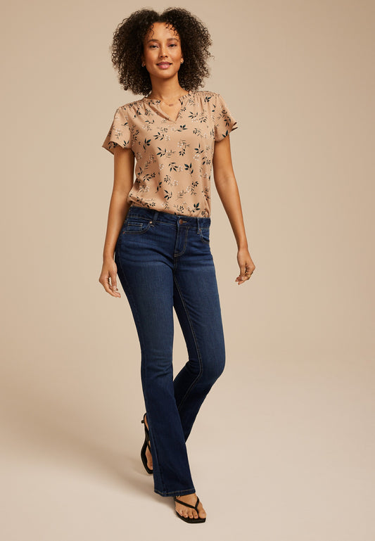 m jeans by maurices™ Classic Flare Mid Rise Jean