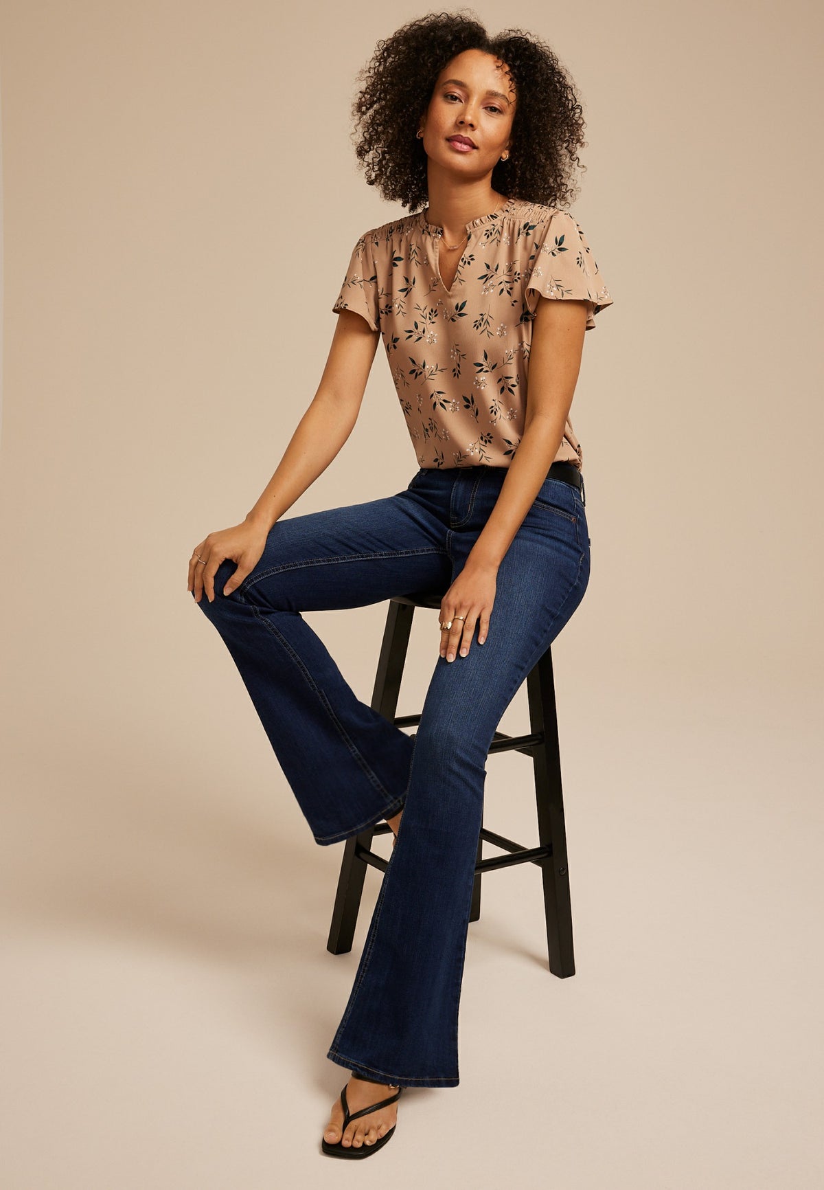 m jeans by maurices™ Classic Flare Mid Rise Jean