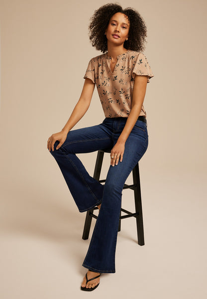 m jeans by maurices™ Classic Flare Mid Rise Jean