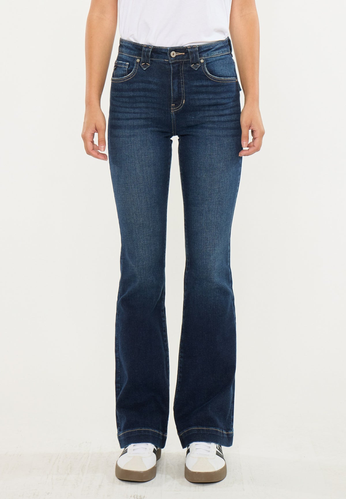 KanCan™ High Rise Pocket Flap Trouser Flare