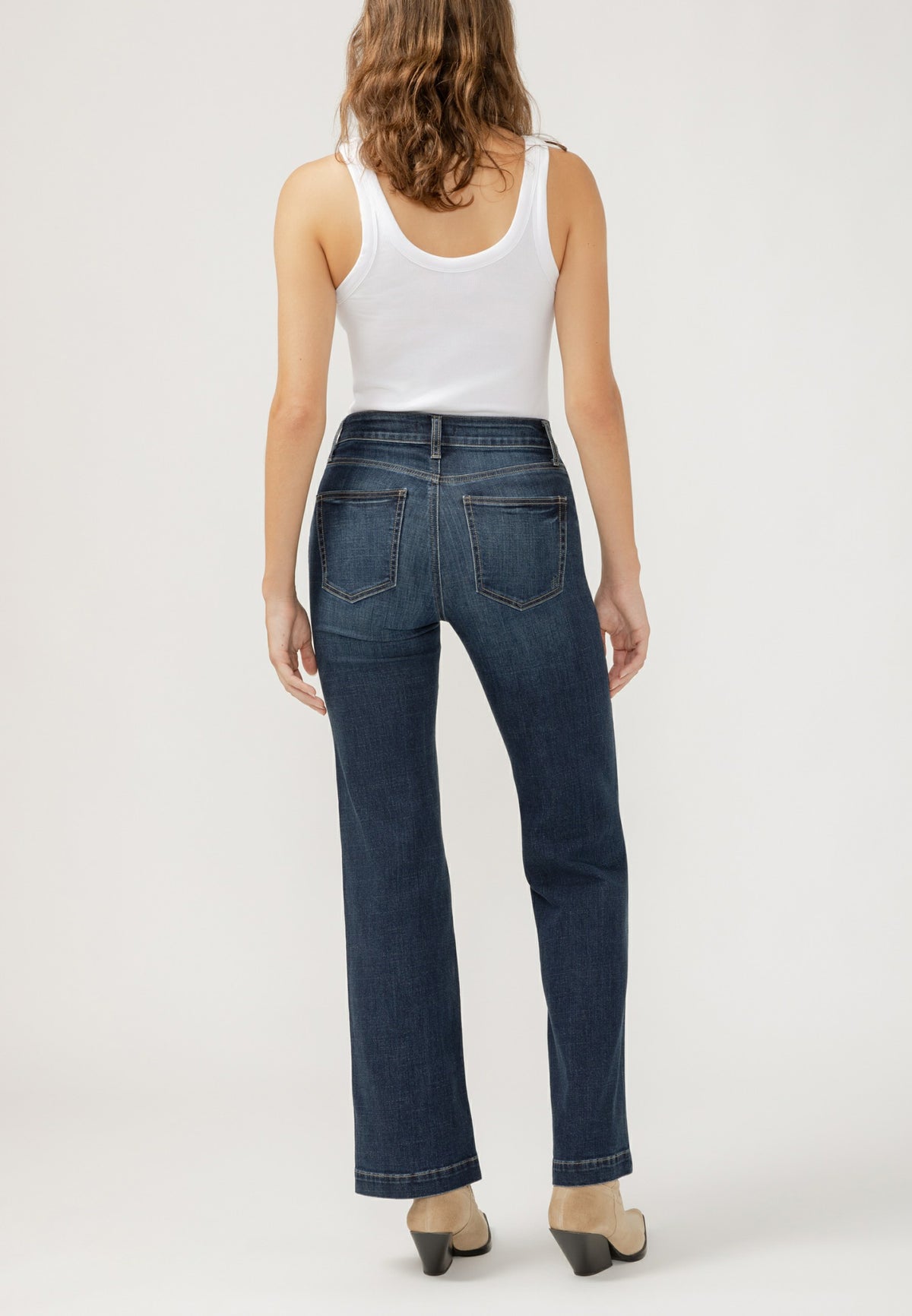 Silver Jeans Co.® Avery Curvy Luxe Stretch High Rise Trouser Jean