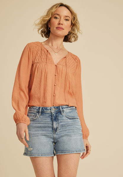 Flying Monkey™ High Rise Ripped Hem 3.5in Short