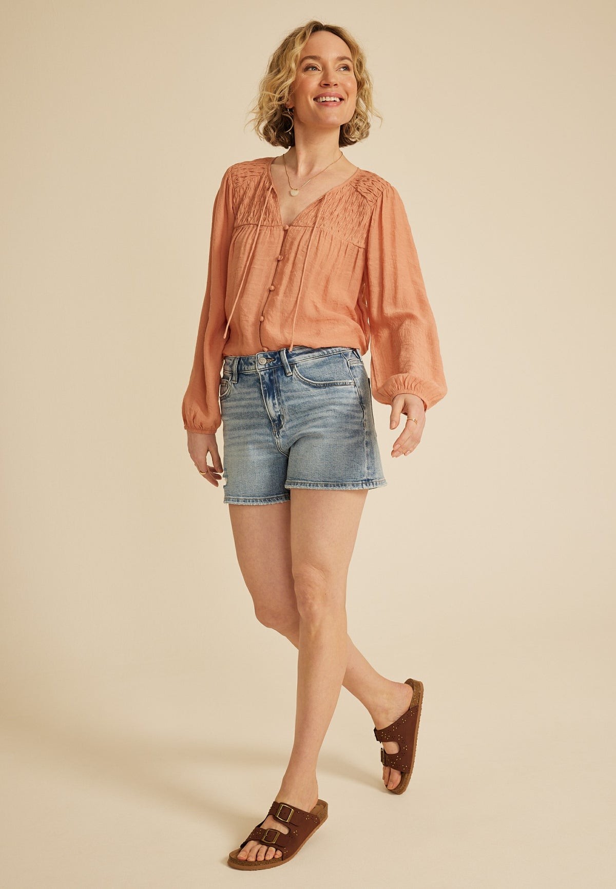 Flying Monkey™ High Rise Ripped Hem 3.5in Short