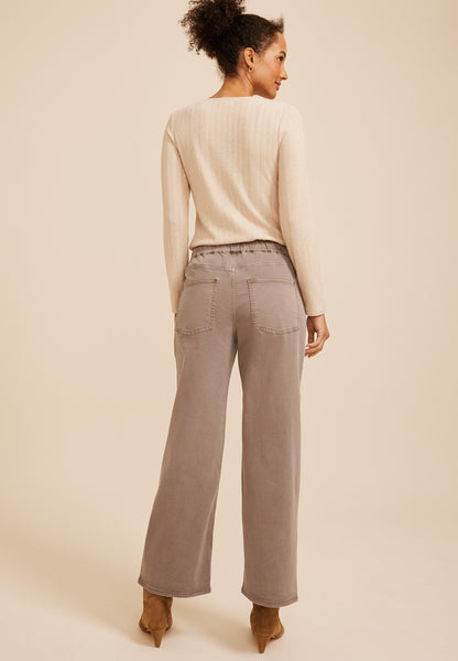 High Rise Wide Leg Weekender Pants