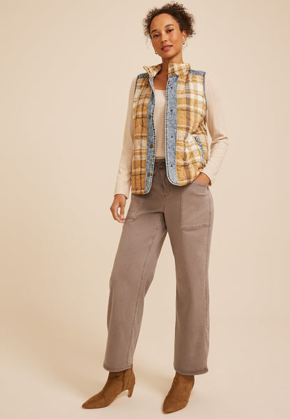 High Rise Wide Leg Weekender Pants