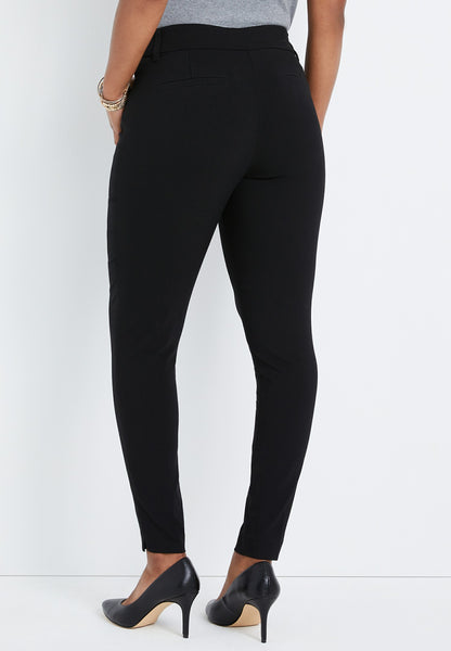 Pull On Bengaline Skinny Ankle Pant