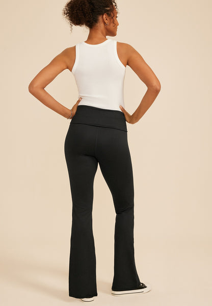 Luxe Foldover Waist Flare Legging